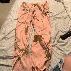 cabelas pink camo pj pants